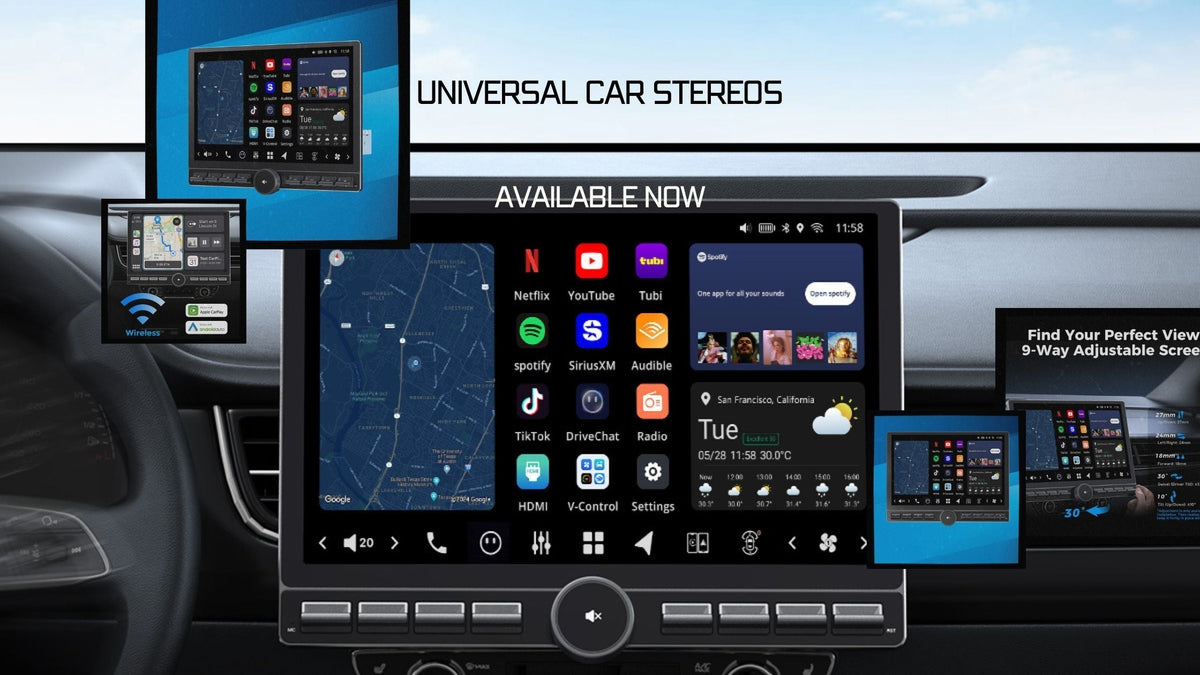 Meet the VISION 14″ and 13″ Universal Android Car Stereos — Modern Con ...