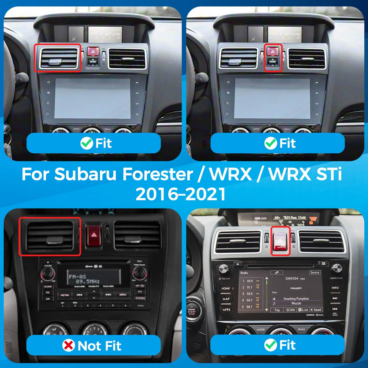 VISION 9” Custom-Fit Car Stereo for Subaru Outback 2015-2017 – VINLAND