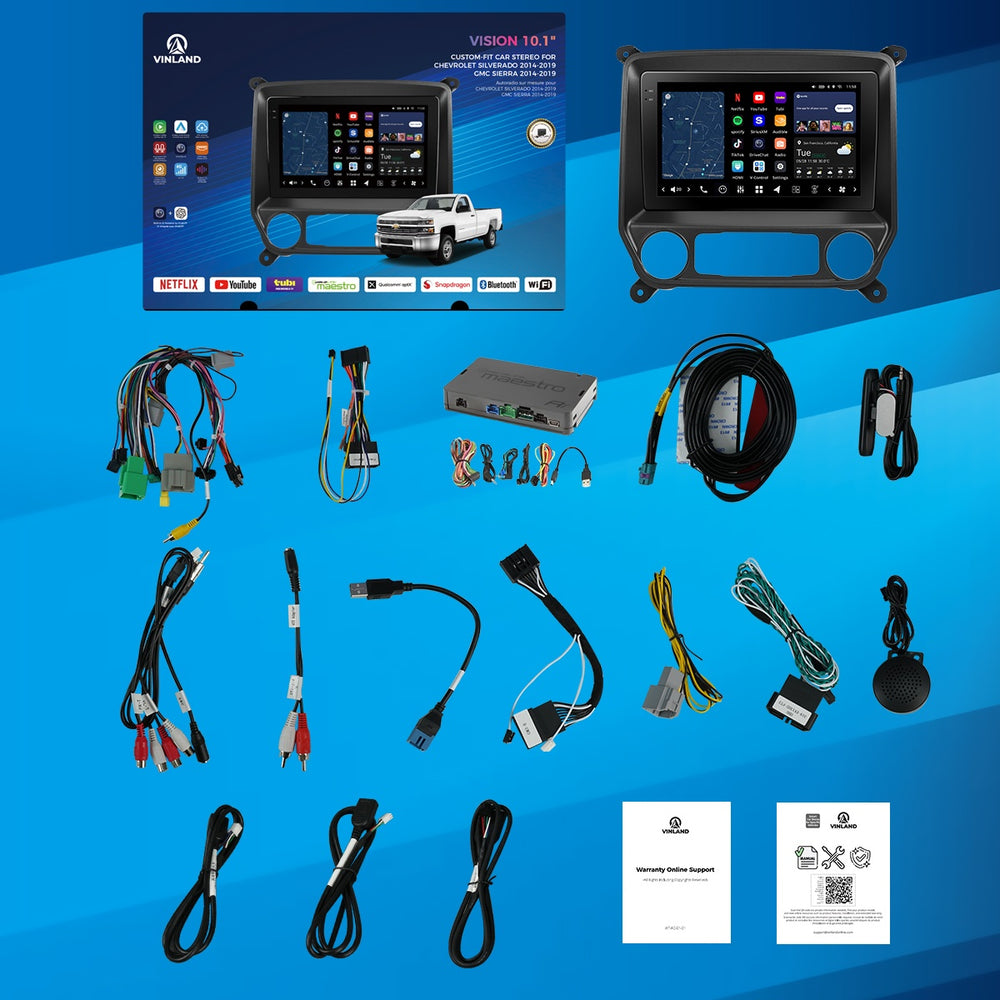 
                  
                    VISION Chevrolet Silverado 2014-2019 9" Custom-Fit Car Stereo
                  
                