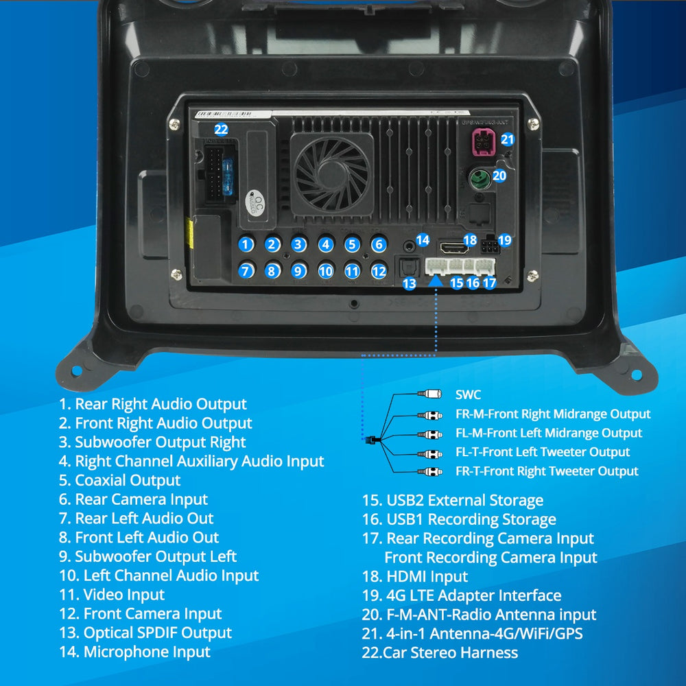 
                  
                    VISION Chevrolet Silverado 2014-2019 9" Custom-Fit Car Stereo
                  
                