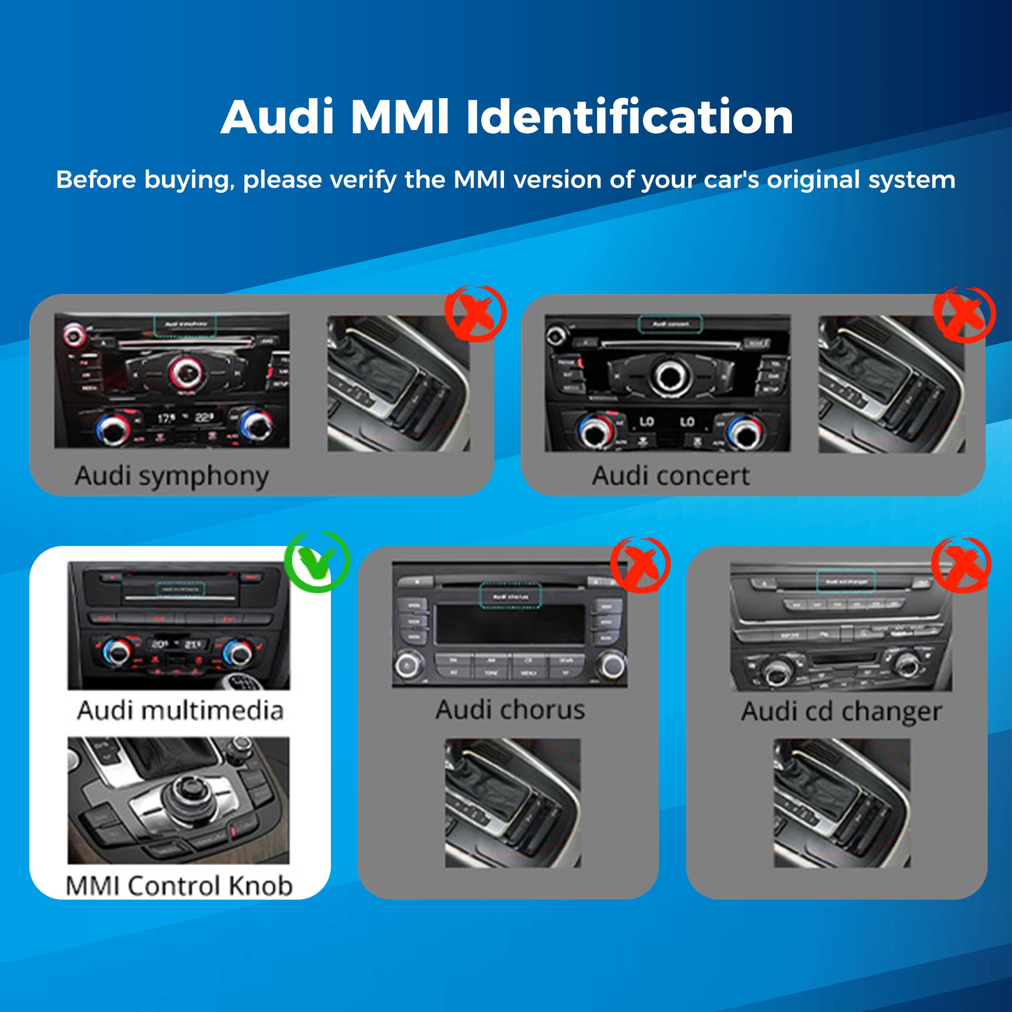 FUSION 12.3” Custom-fit for Audi Q5 (B8/B8.5) with MMI System 2009