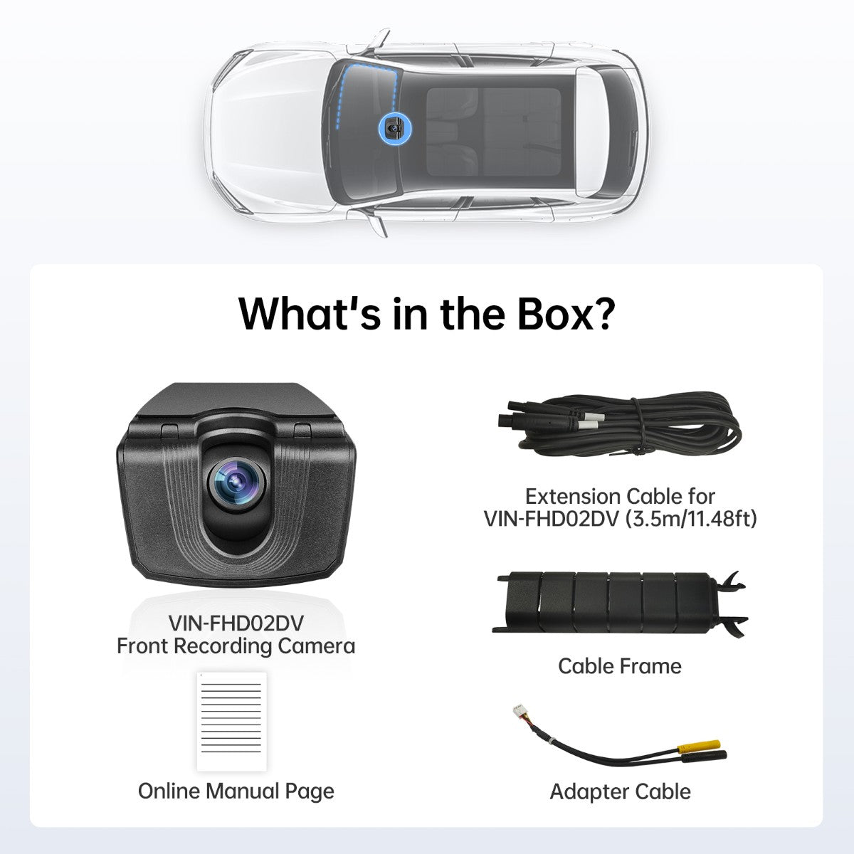FHD 1080P On-Dash DVR Camera Real-Time Recording – VINLAND